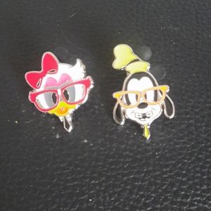 Disney character nerds pins